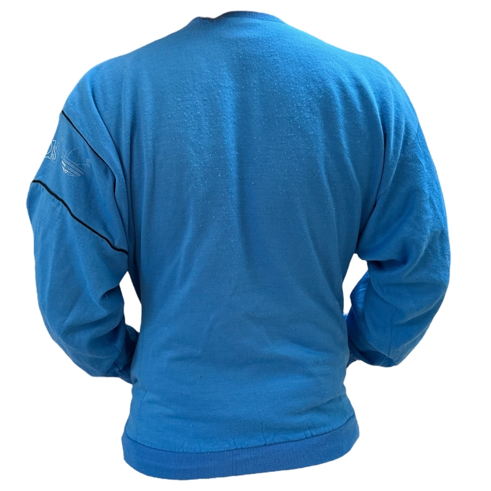 80s Vintage Maden In Germany Rare Adidas Men's Crewneck Sweater. Boxy And Baggy - Picture 3 of 8